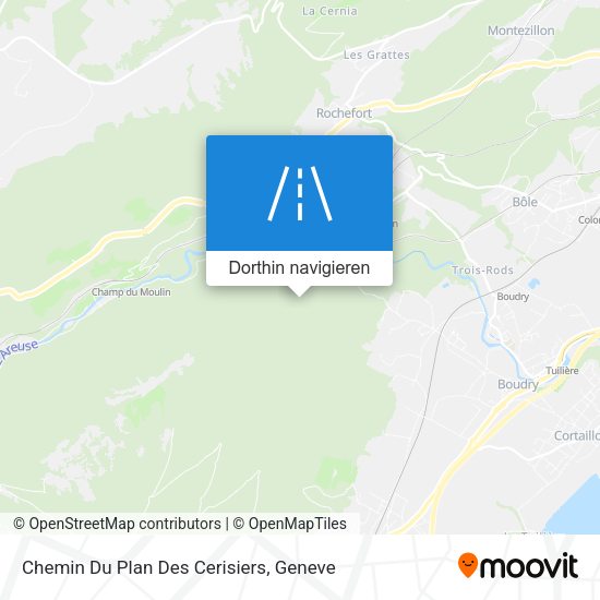 Chemin Du Plan Des Cerisiers Karte