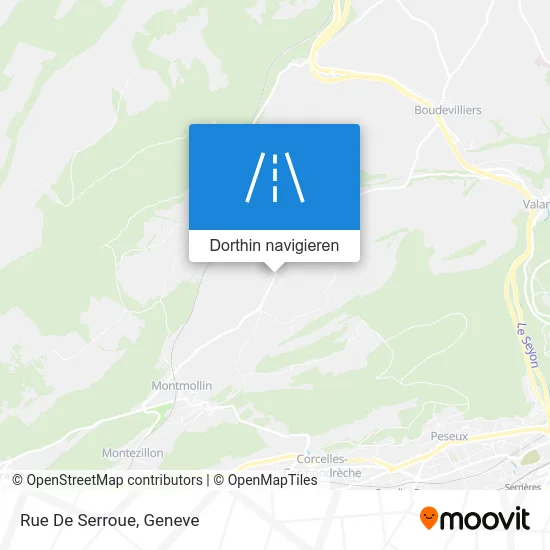 Rue De Serroue Karte