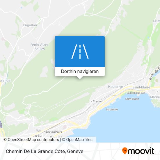Chemin De La Grande Côte Karte