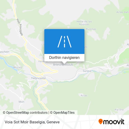 Voia Sot Moir Baselgia Karte