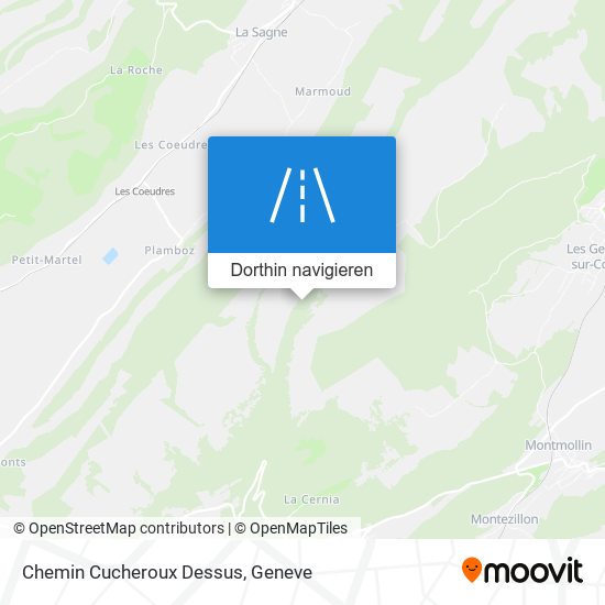 Chemin Cucheroux Dessus Karte