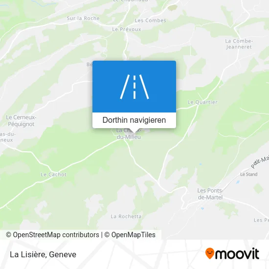 La Lisière Karte