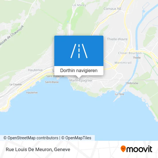 Rue Louis De Meuron Karte