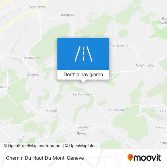 Chemin Du Haut-Du-Mont Karte