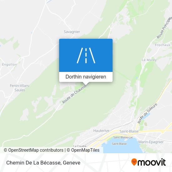 Chemin De La Bécasse Karte