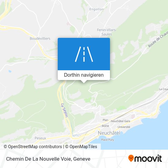 Chemin De La Nouvelle Voie Karte
