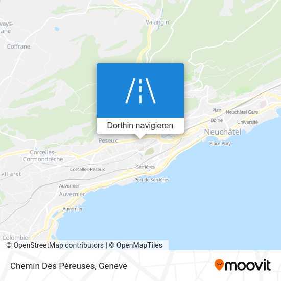 Chemin Des Péreuses Karte