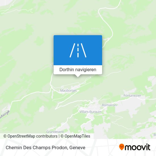 Chemin Des Champs Prodon Karte