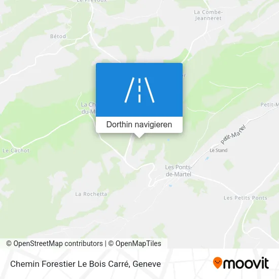 Chemin Forestier Le Bois Carré Karte