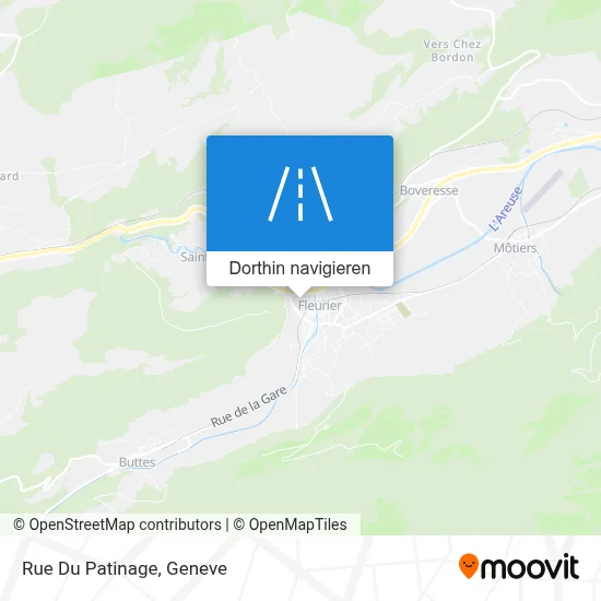 Rue Du Patinage Karte