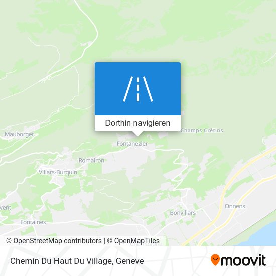 Chemin Du Haut Du Village Karte