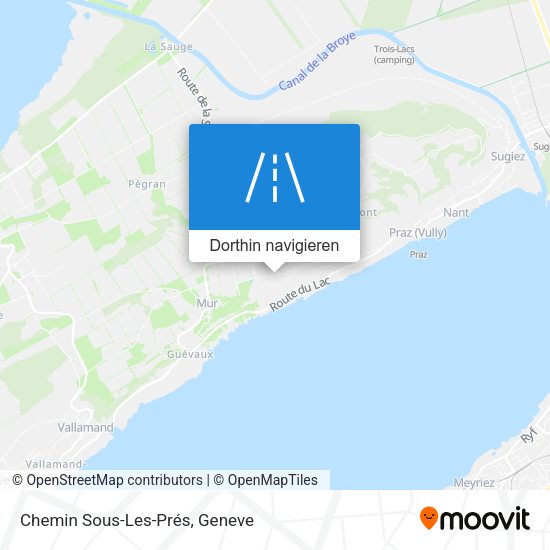 Chemin Sous-Les-Prés Karte