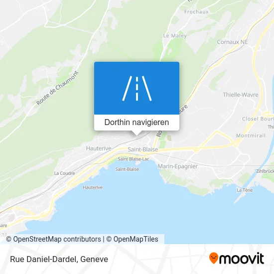 Rue Daniel-Dardel Karte