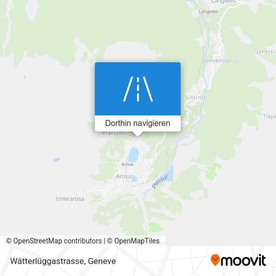 Wätterlüggastrasse Karte