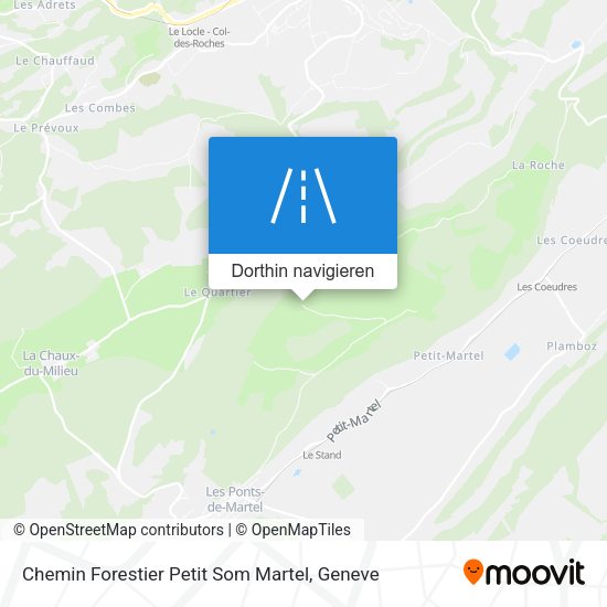 Chemin Forestier Petit Som Martel Karte