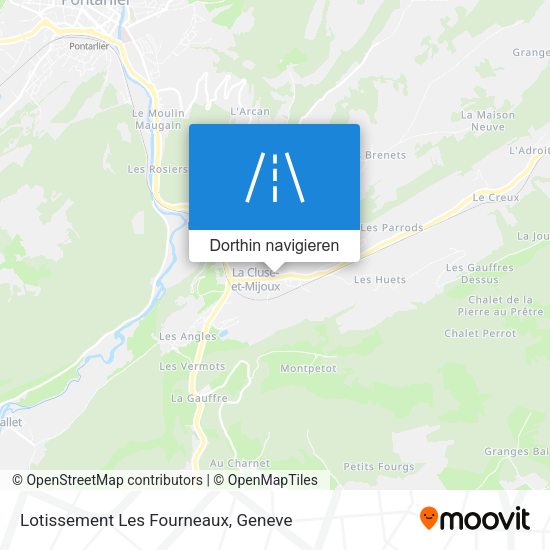 Lotissement Les Fourneaux Karte