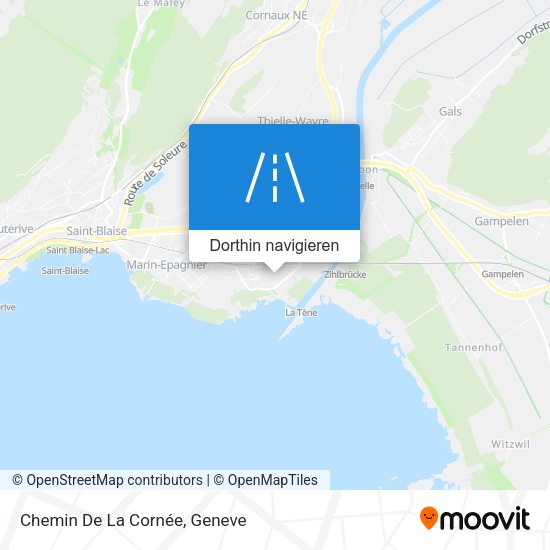 Chemin De La Cornée Karte