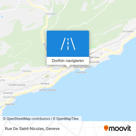 Rue De Saint-Nicolas Karte