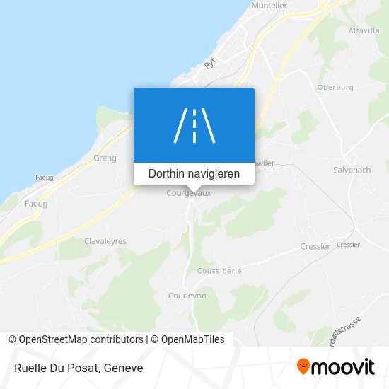 Ruelle Du Posat Karte