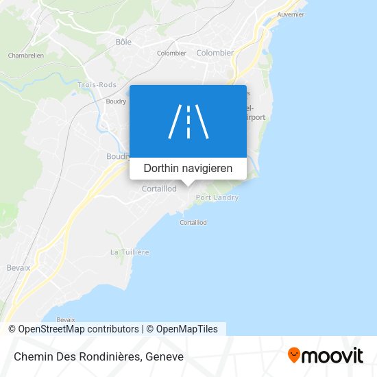 Chemin Des Rondinières Karte
