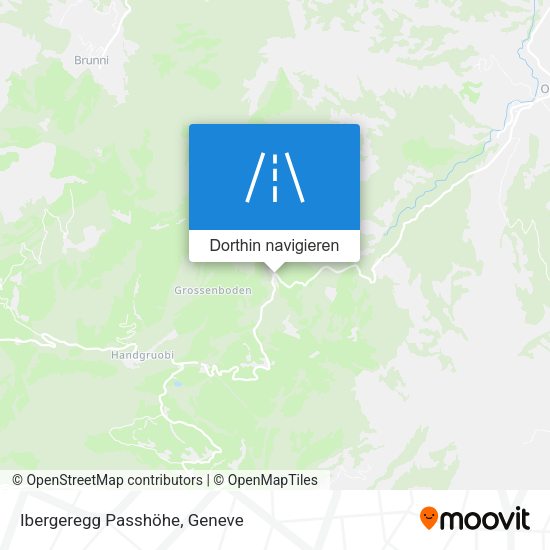 Ibergeregg Passhöhe Karte
