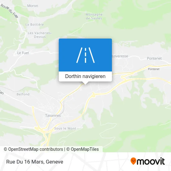 Rue Du 16 Mars Karte