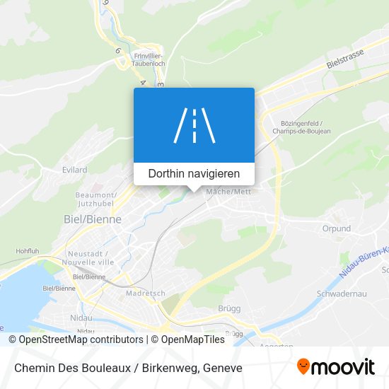 Chemin Des Bouleaux / Birkenweg Karte