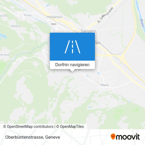 Oberbüntenstrasse Karte