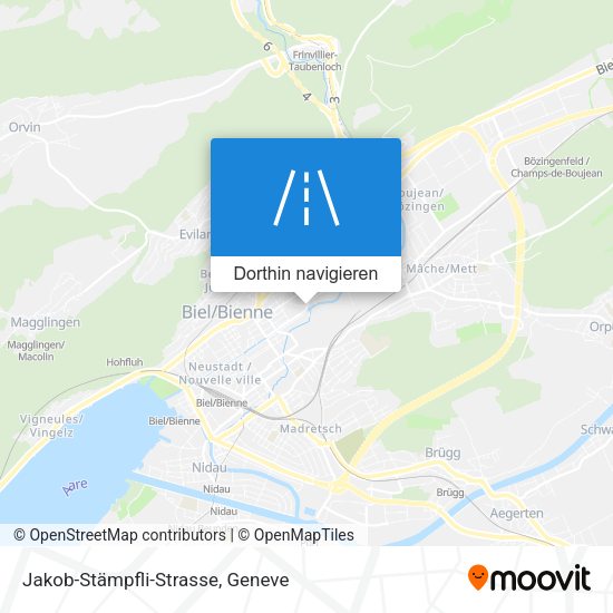 Jakob-Stämpfli-Strasse Karte