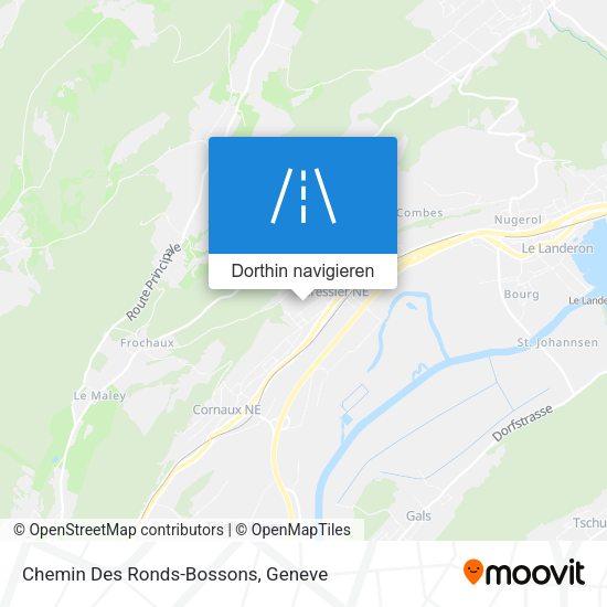 Chemin Des Ronds-Bossons Karte