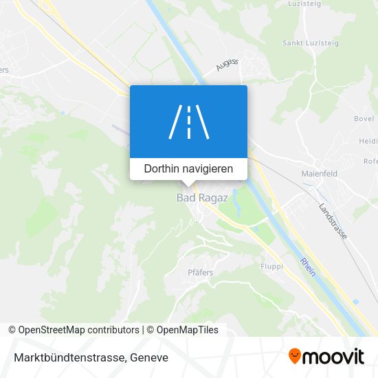 Marktbündtenstrasse Karte