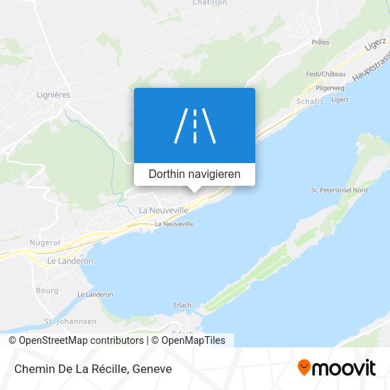 Chemin De La Récille Karte