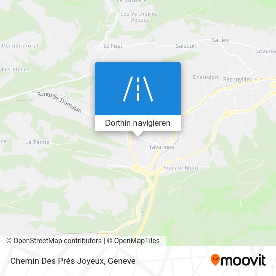 Chemin Des Prés Joyeux Karte