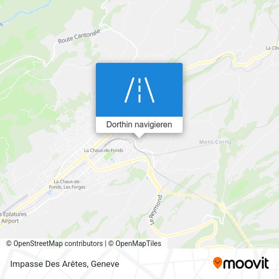 Impasse Des Arêtes Karte