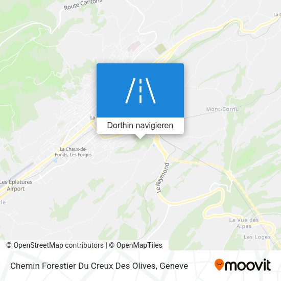 Chemin Forestier Du Creux Des Olives Karte