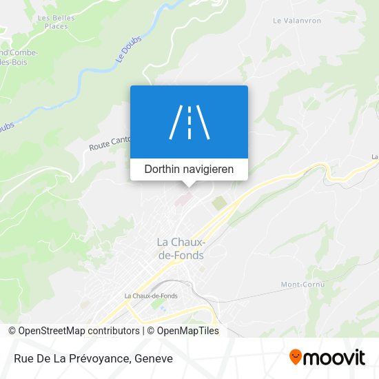 Rue De La Prévoyance Karte