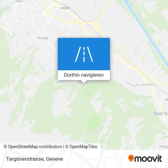 Targönerstrasse Karte