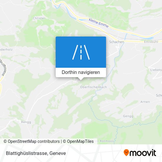Blattighüslistrasse Karte