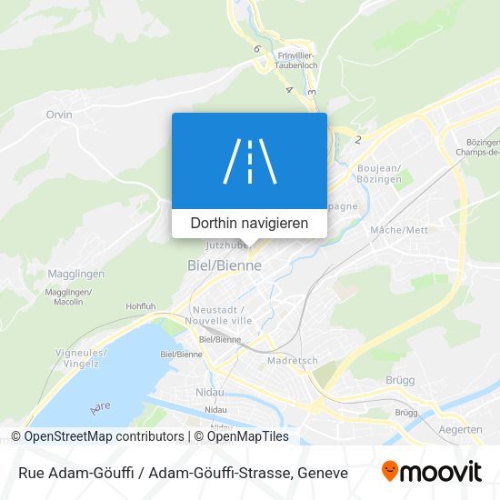 Rue Adam-Göuffi / Adam-Göuffi-Strasse Karte