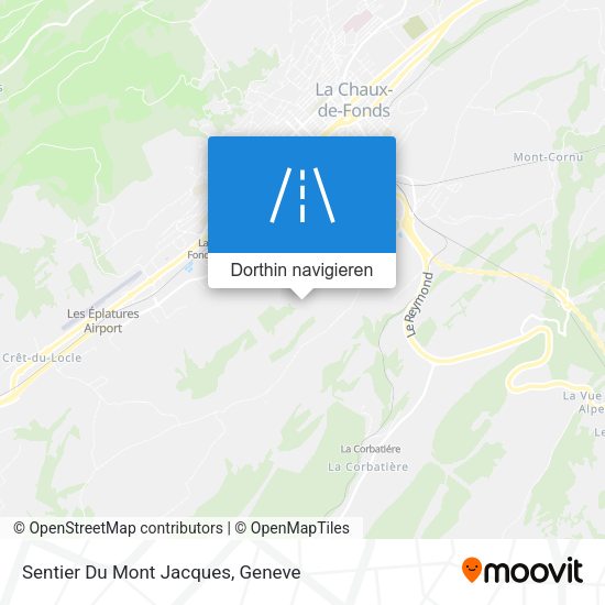 Sentier Du Mont Jacques Karte