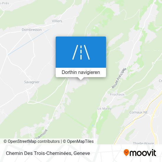 Chemin Des Trois-Cheminées Karte