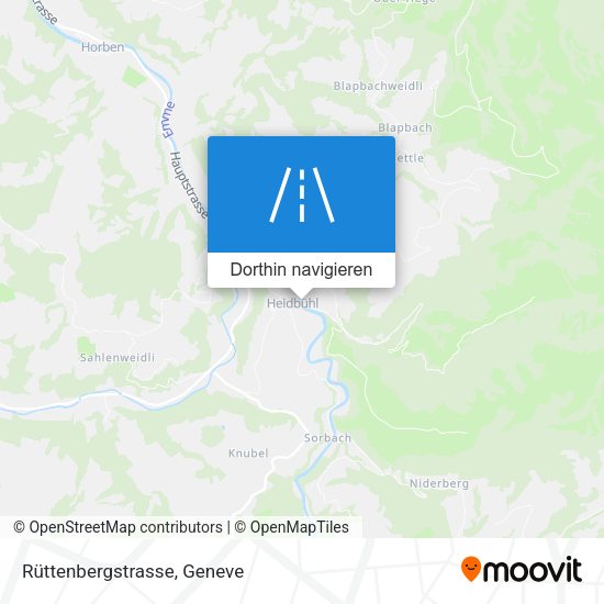 Rüttenbergstrasse Karte