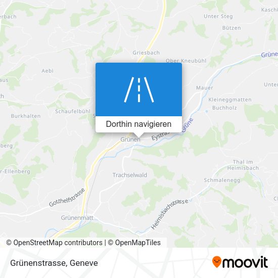 Grünenstrasse Karte