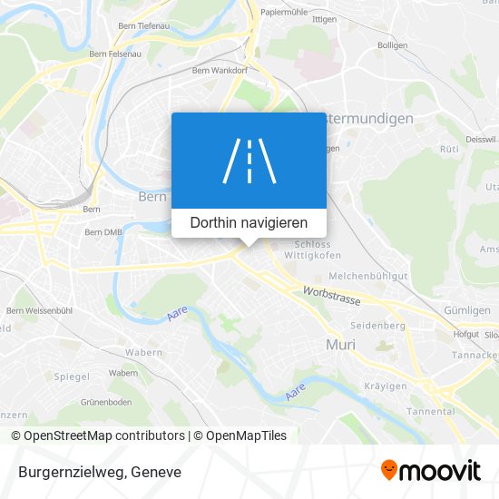 Burgernzielweg Karte