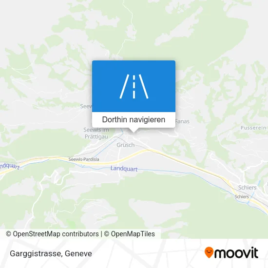 Garggistrasse Karte