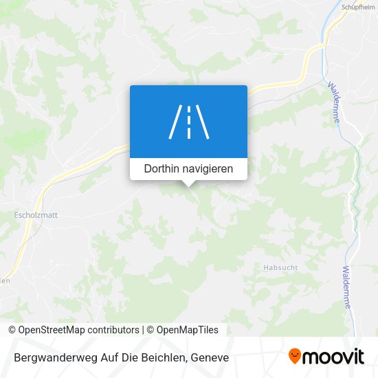 Bergwanderweg Auf Die Beichlen Karte