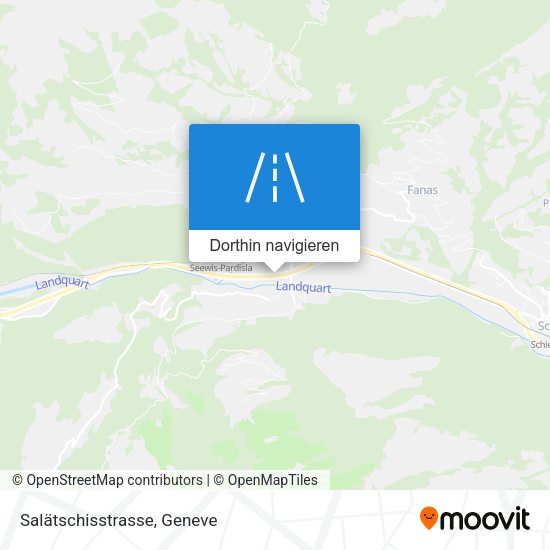 Salätschisstrasse Karte