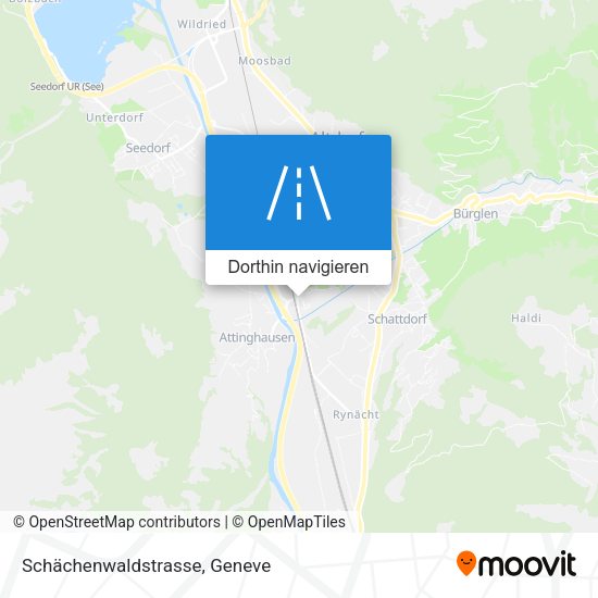 Schächenwaldstrasse Karte