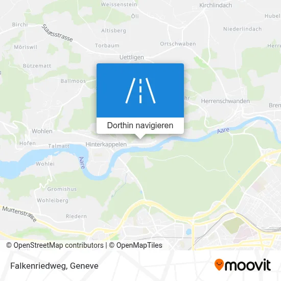 Falkenriedweg Karte