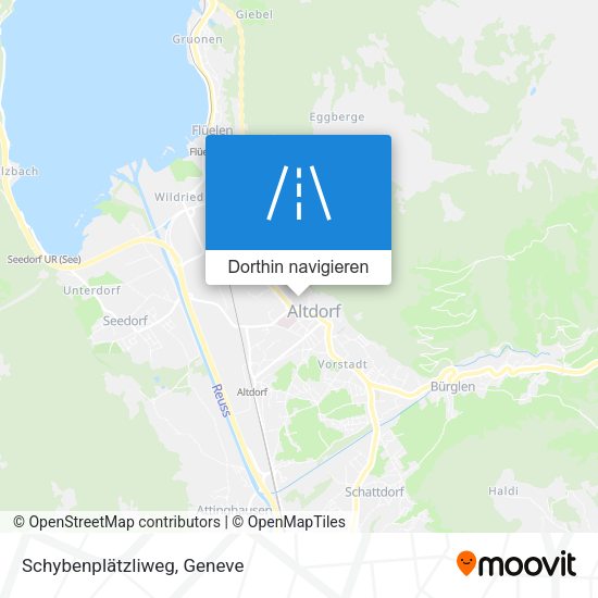 Schybenplätzliweg Karte